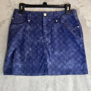 Adidas Women’s Casual Skirt Blue Patterned Skirt Everyday Look Size Medium